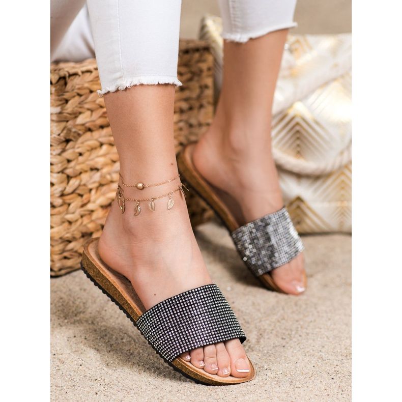 Bona Tyylikkäät tossut, joissa on kuutiometriä musta 1