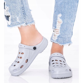 Harmaat krok -tossut naisille Karolinos 1