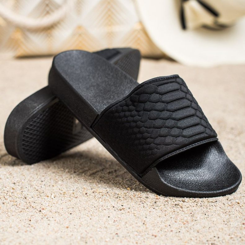 SHELOVET Mustat tekstiilitossut 1