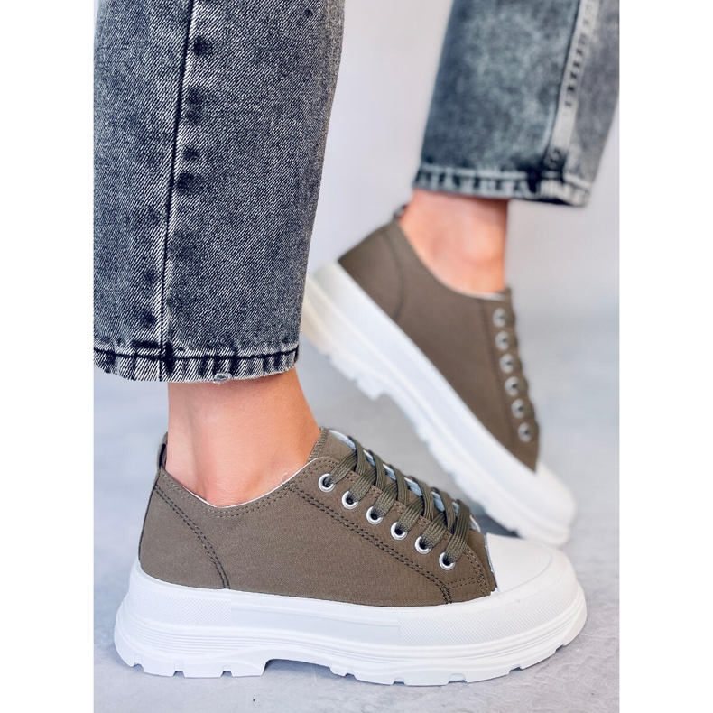 Vihreät naisten lenkkarit LA122 Green 2