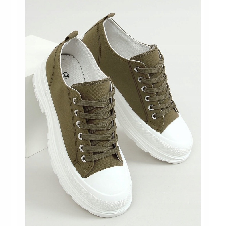 Vihreät naisten lenkkarit LA122 Green 1