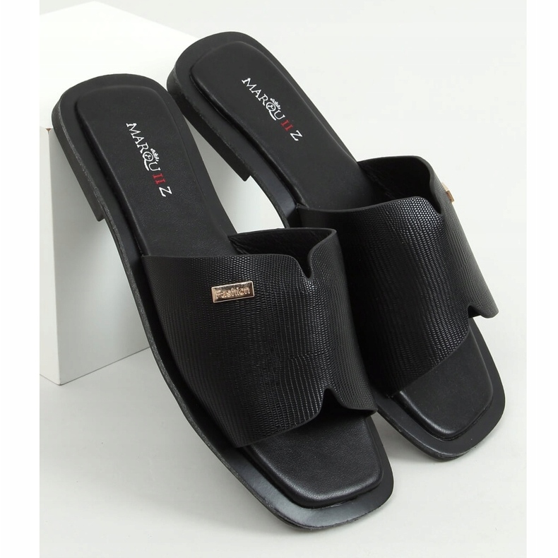 Mustat naisten mustat tossut 3526 Musta 1