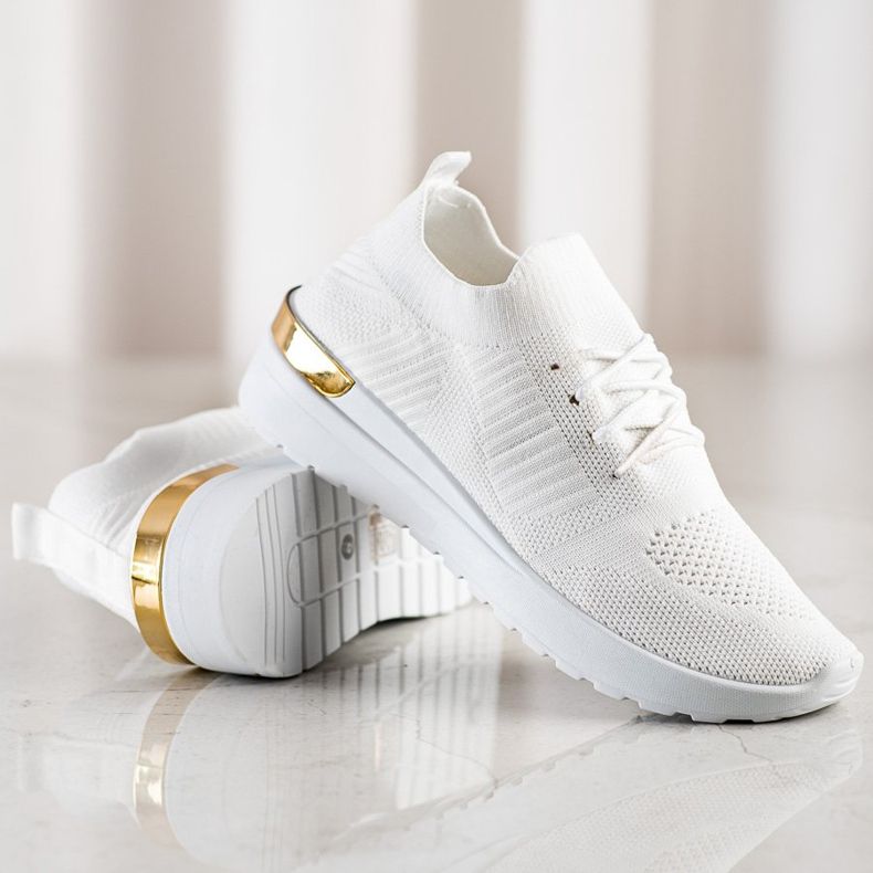 SHELOVET Mukavat Slip-On lenkkarit valkoinen 1