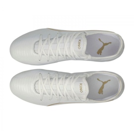 Puma King Pro M Fg 09 jalkapallokengät valkoinen valkoinen 2