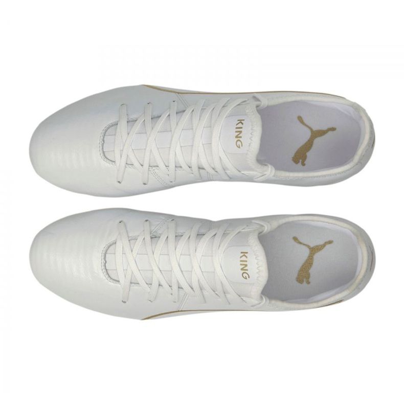 Puma King Pro M Fg 09 jalkapallokengät valkoinen valkoinen 2