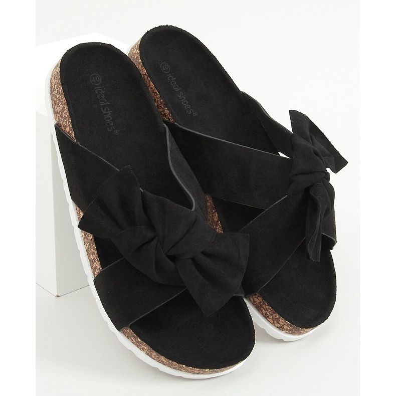 Musta korkkitossut 7853 Musta 1