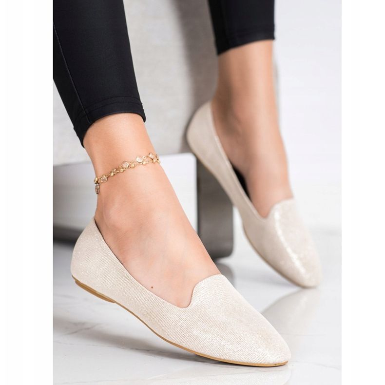 Super Mode Kimaltelevat ballerinat kultainen 1