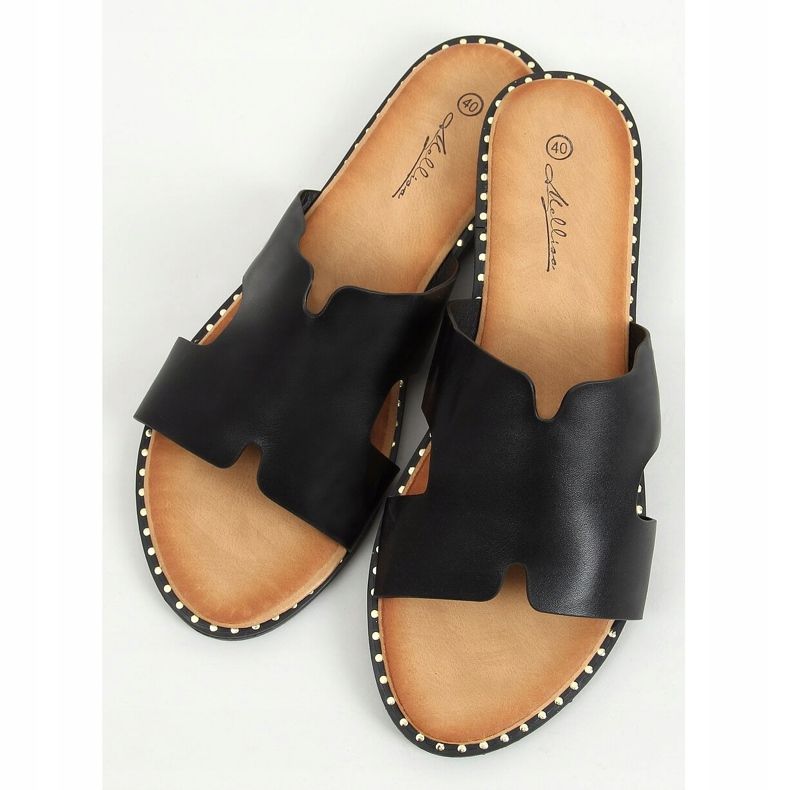 Mustat naisten mustat tossut SL1525 Musta 1