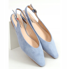 Avokantaiset ballerinat sininen SD01P Denim Blue 1