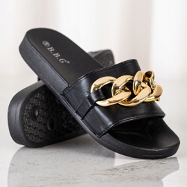 SHELOVET Mustat tossut koristeella 1