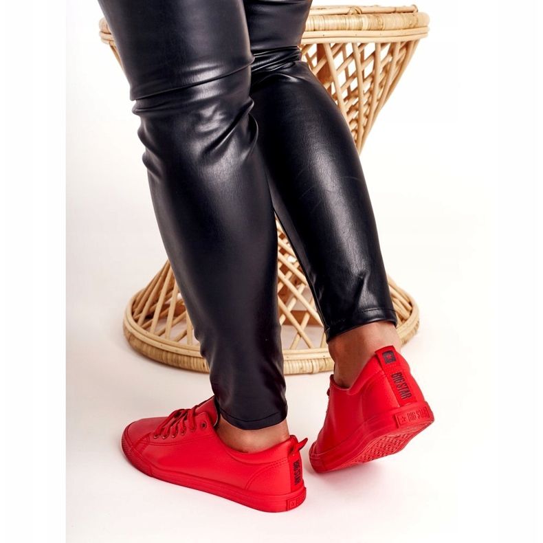 Naisten lenkkarit Big Star Red DD274686 punainen 4