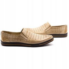 Polbut Miesten harjakattoiset kengät 2107P, beige 4