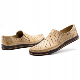 Polbut Miesten harjakattoiset kengät 2107P, beige 5