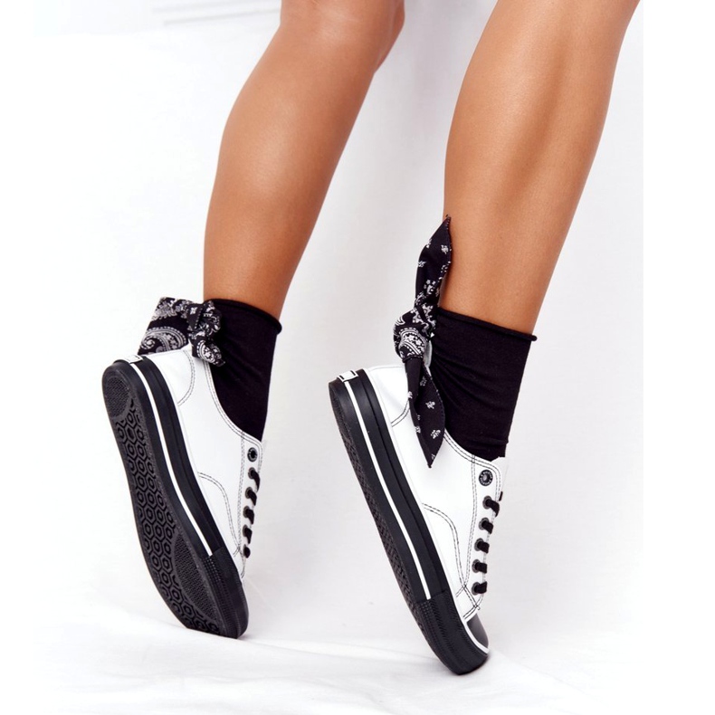 Naisten nahkakengät Big Star HH274147 Valkoinen ja musta 5