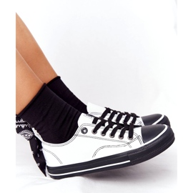 Naisten nahkakengät Big Star HH274147 Valkoinen ja musta 3