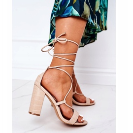 PS1 Sidotut sandaalit Beige Catwalk Barissa 2