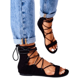 Mustat Lu Boo Gladiator -sandaalit 2