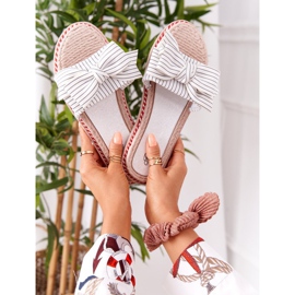 PS1 Kumiset tohvelit valkoisella Gabriell -keulalla valkoinen 1