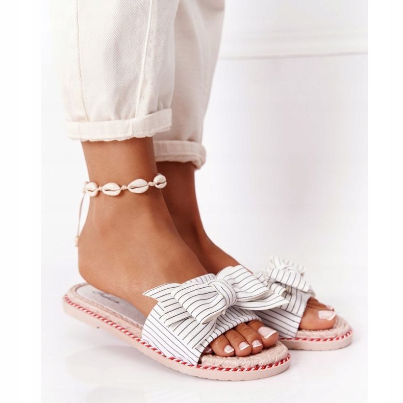 PS1 Kumiset tohvelit valkoisella Gabriell -keulalla valkoinen 2