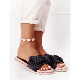 PS1 Mustat Gabriell -kumitossut, joissa on rusetti 1