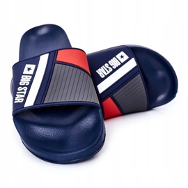 Miesten Big Star HH174837 Tummansiniset tossut laivastonsininen 1