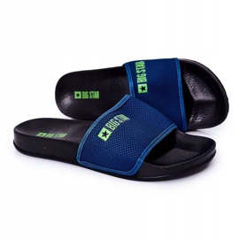 Miesten Big Star DD174708 laivastonsininen tossut 1