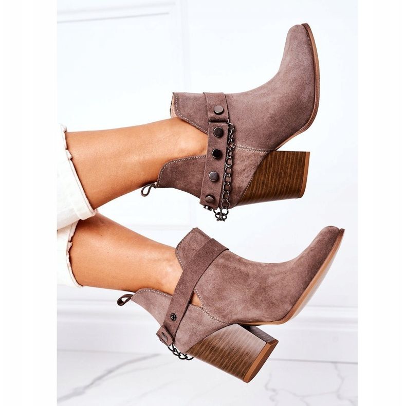 Lewski Shoes Velour -saappaat baarissa Lewski -kengät 2880 ruskea 1