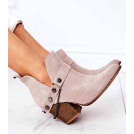 Mokkanahkakengät baarissa Lewski Shoes 2880 Cappuccino beige 1