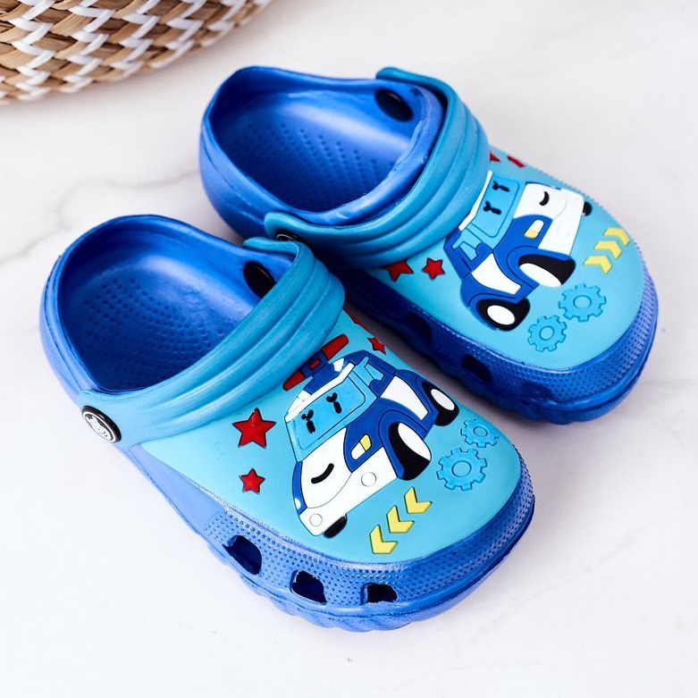 Lasten vaahtotossut Crocs Blue Turquoise Oscar sininen 2