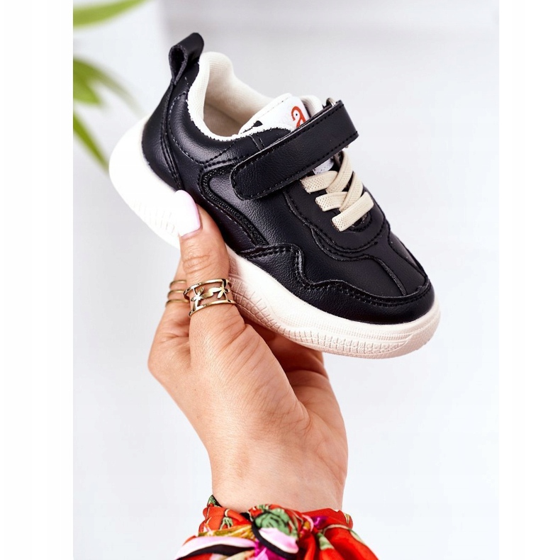 Apawwa Lasten urheilukengät Tennarit Black Runner musta 2