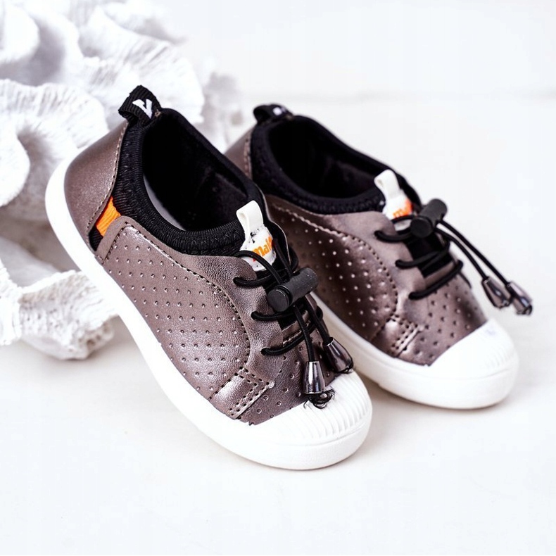 Lasten Silver Slip-on Playground -tennarit musta harmaa 2