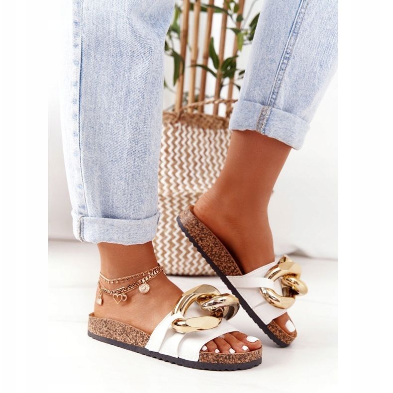 PS1 Valkoiset varvastossut ketjulla viimeinen tanssi valkoinen 2