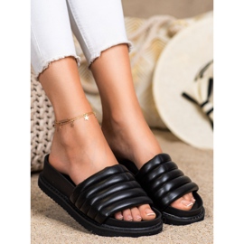 Seastar Kevyet Eco -nahkatossut musta 2