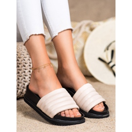 Seastar Kevyet Eco -nahkatossut beige 2