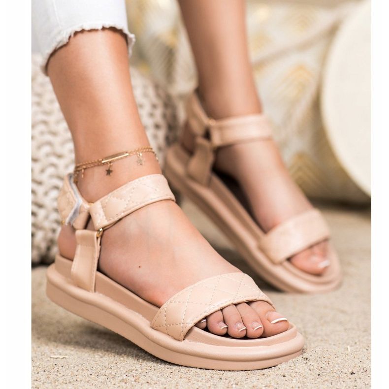 Seastar Beige sandaalit Eco -nahkaa 1