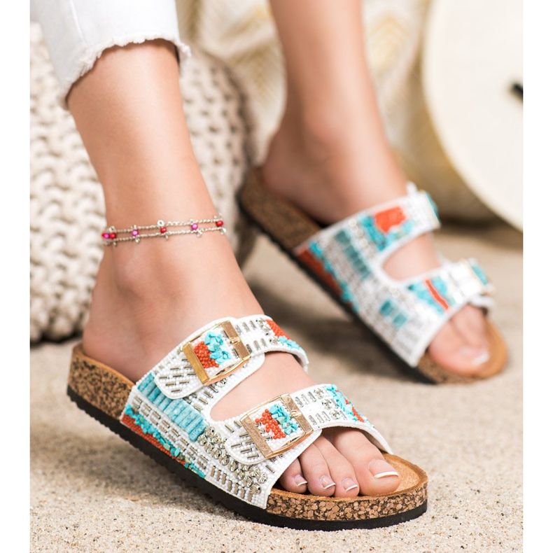 Seastar Muoti helmillä tossut monivärinen 1