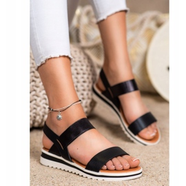 Best Shoes Muodikas Slip-On sandaalit musta 2