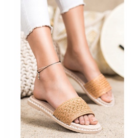 SHELOVET Rento punottu tossut beige 1