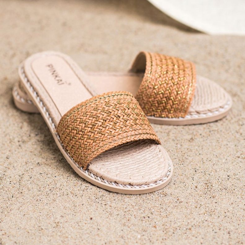 SHELOVET Rento punottu tossut beige 2