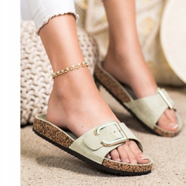 Anesia Paris Rennot mokkanahkatossut vihreä 1