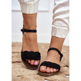 S.Barski Naisten Matalakantaiset Sandaalit Musta Barski Humanity 5