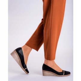 Marco Shoes Kengät 1205P Marco kiilalla musta 1