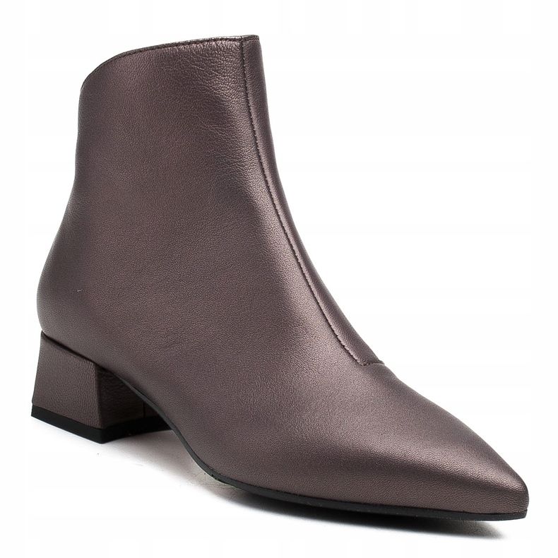 Marco Shoes Marco 1288B saappaat, joissa on matalat korot nahkaa ruskea 1