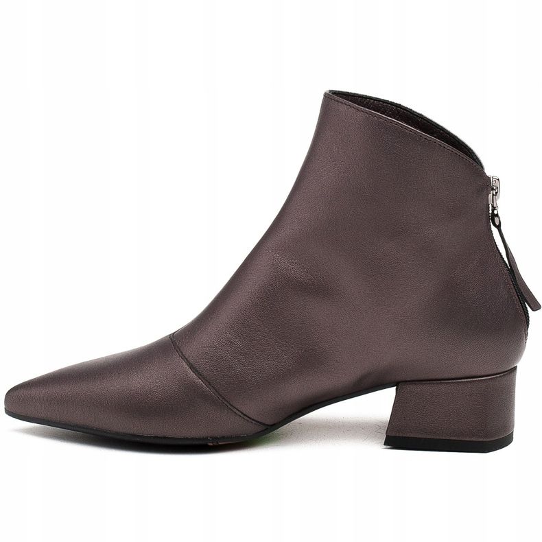 Marco Shoes Marco 1288B saappaat, joissa on matalat korot nahkaa ruskea 2