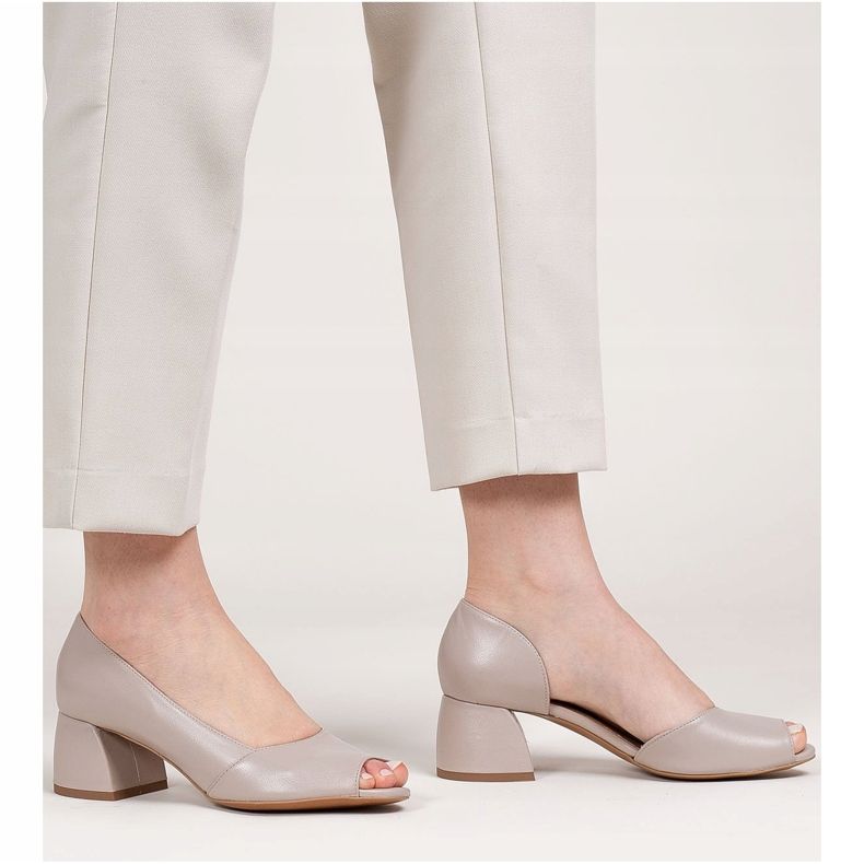 Marco Shoes Nahka sandaalit beige 1505P 1