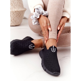 Naisten urheilukengät Slip-on Black Marathon musta 1