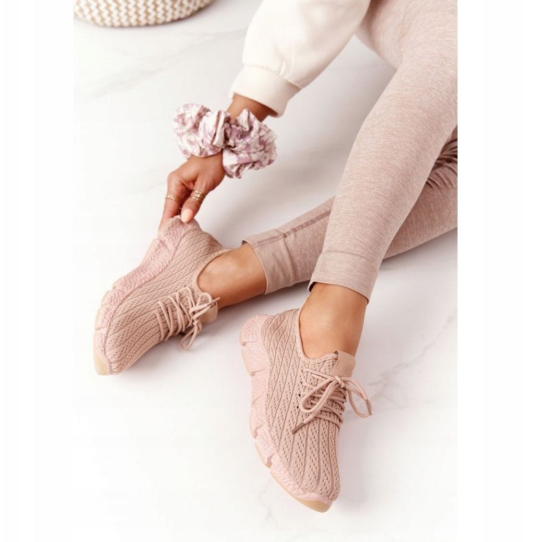 Naisten urheilukengät Tennarit Beige Training khaki 2