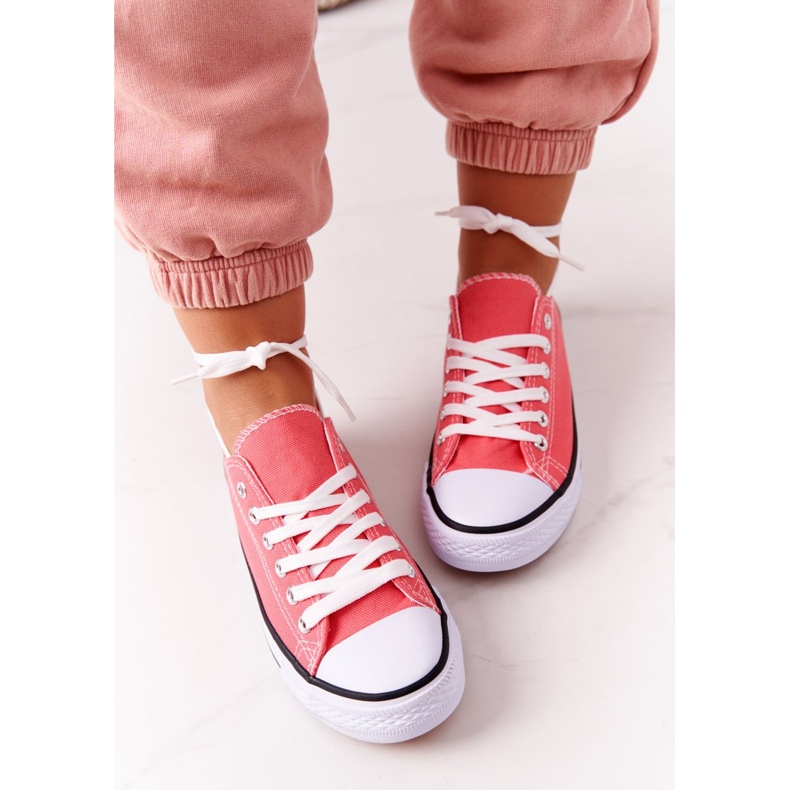 Naisten klassiset Omerta -korallikengät punainen 1