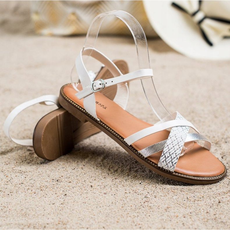 Laura Mode Rento Sandaalit valkoinen 1