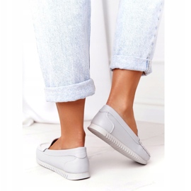 Naisten nahkakengät S.Barski 97630 Harmaa 2